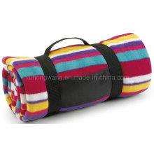 Hot Selling Warm Printed Polar Fleece Travel Blanket